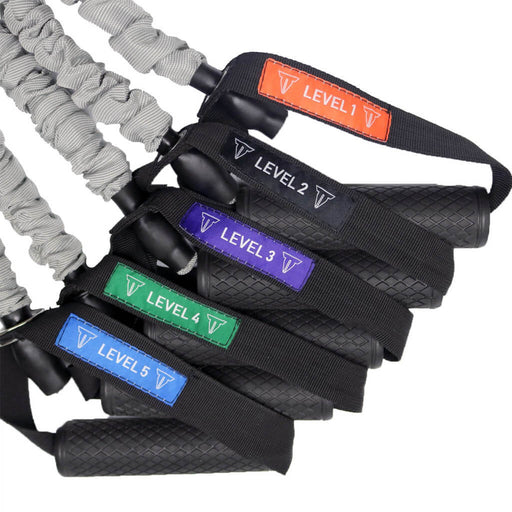 Sleeve Resistance Tube Set, Various levels, Multi color