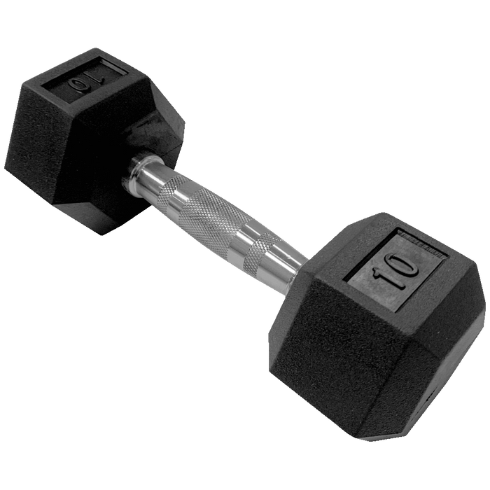 Black HIIT Hex Dumbbell | 10 lb