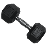 Black HIIT Hex Dumbbell (25 lb.)