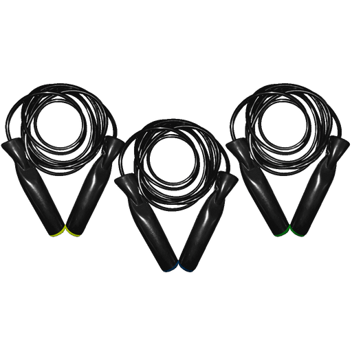 Jump Rope | Different Lengths | Yellow Blue and Green Handle Tips